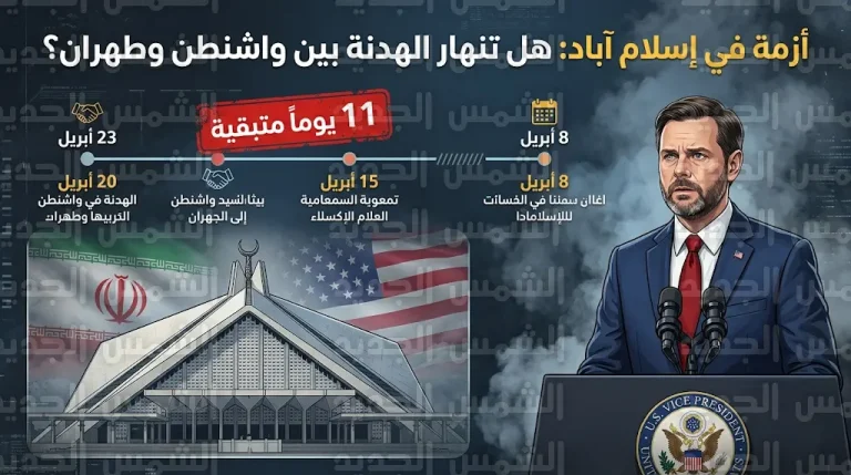 11 يوماً على النهاية.. تعثر المسار التفاوضي في باكستان يهدد مصير الهدنة المؤقتة بين واشنطن وطهران