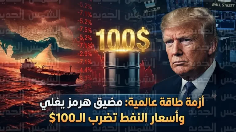 أسعار النفط تقفز فوق 100 دولار بعد تعثر المفاوضات الأمريكية الإيرانية وتهديدات ترامب بمحاصرة مضيق هرمز