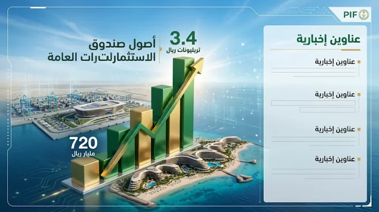 أصول صندوق الاستثمارات العامة تقفز إلى 3.4 تريليونات ريال مع بدء المرحلة الثالثة لرؤية المملكة 2030