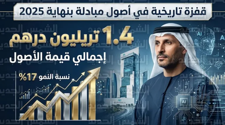 أصول مبادلة للاستثمار تقفز إلى 1.4 تريليون درهم بنهاية عام 2025 مدفوعة بقطاع الذكاء الاصطناعي