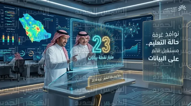 إطلاق مبادرة نوافذ غرفة حالة التعليم والتدريب بالاعتماد على 23 مليار نقطة بيانات لدعم اتخاذ القرار التعليمي