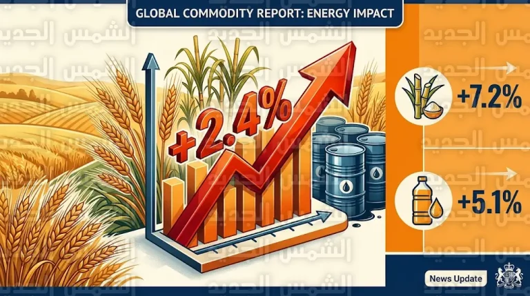 ارتفاع أسعار الغذاء عالمياً في مارس 2026 وتوترات الشرق الأوسط تدفع مؤشر الفاو للصعود للشهر الثاني