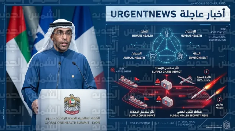 الإمارات تؤكد أمام القمة العالمية للصحة الواحدة أن استهداف المنطقة بآلاف المسيرات والصواريخ يمثل حرباً على كل أسرة