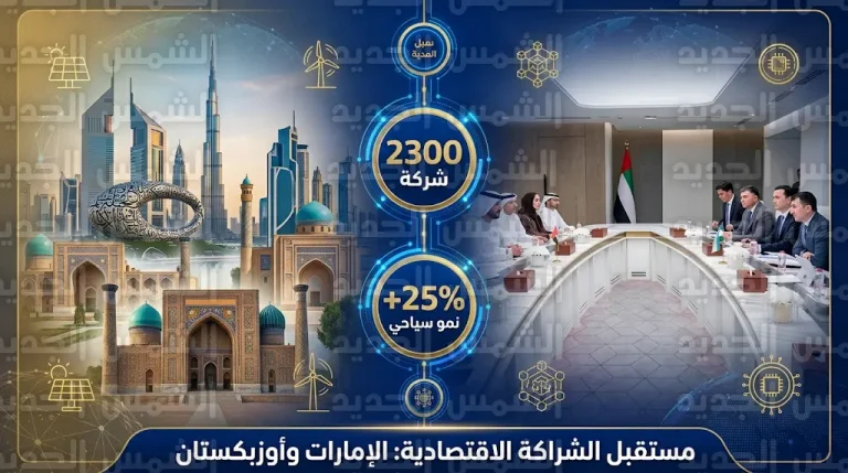 الإمارات تستضيف أكثر من 2300 شركة أوزبكية وتسجل نمواً سياحياً بنسبة 25 بالمئة ضمن شراكة اقتصادية متنامية