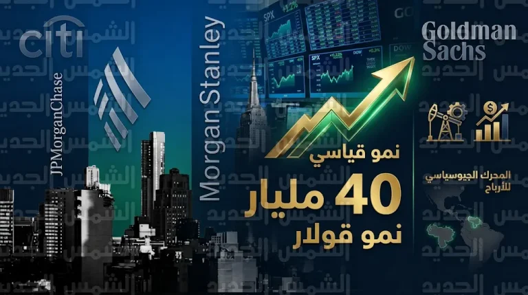 الاضطرابات الجيوسياسية في الشرق الأوسط وفنزويلا تدفع أرباح تداول بنوك وول ستريت لتخطي 40 مليار دولار