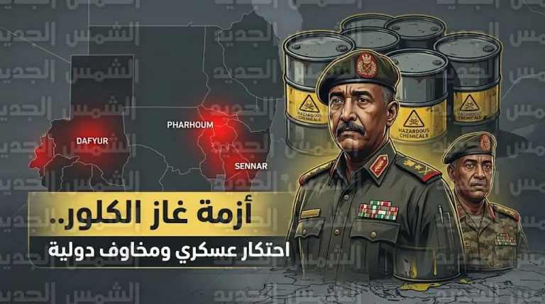 البرهان يوجه باحتكار استيراد غاز الكلور لمنظومة الصناعات الدفاعية السودانية وسط تقارير دولية عن استخدامه عسكرياً