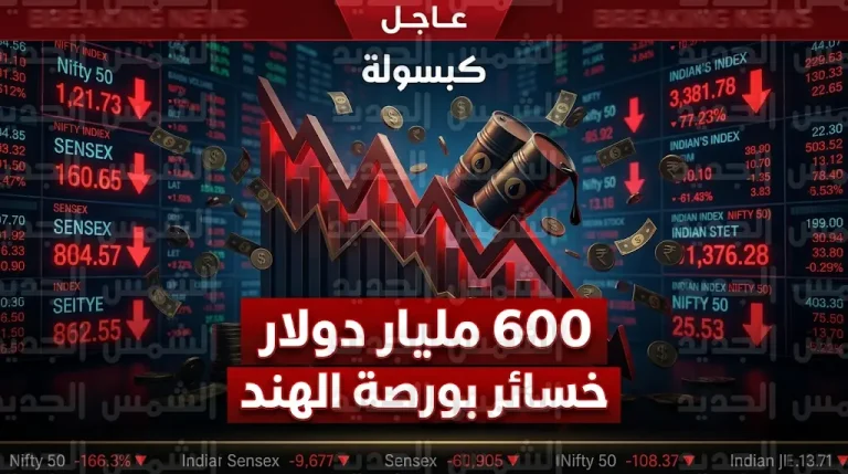 البورصة الهندية تفقد 600 مليار دولار من قيمتها السوقية والبنك المركزي يتجه لاتخاذ إجراءات تقشفية عاجلة