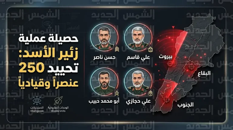 الجيش الإسرائيلي يعلن مقتل 250 عنصراً وقيادياً من حزب الله ضمن عملية زئير الأسد في لبنان