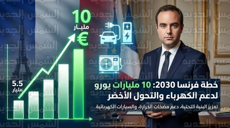 الحكومة الفرنسية تقرر مضاعفة ميزانية دعم الكهرباء لتصل إلى 10 مليارات يورو بحلول 2030