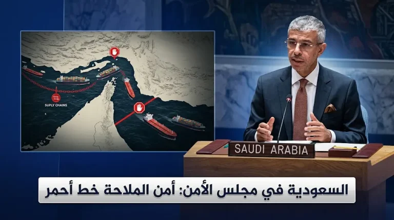 السعودية تحذر أمام مجلس الأمن من المساس بحرية الملاحة وتؤكد: أمن مضيق هرمز أولوية دولية