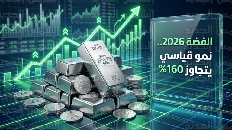 الفضة تسجل نمواً تاريخياً يتجاوز 160% وتنافس الذهب كأصل استراتيجي في عام 2026