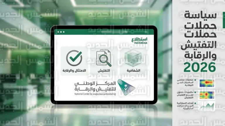 المركز الوطني للتفتيش والرقابة يطرح مشروع “سياسة حملات التفتيش والرقابة” عبر منصة استطلاع