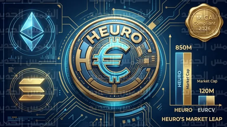 بامتثال كامل لقوانين MiCA عملة HEURO تضاعف حجم سوق العملات المستقرة المرتبطة باليورو خلال عام 2026
