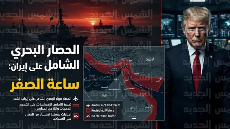 بدء تنفيذ الحصار البحري الأمريكي الشامل على إيران وترامب يتوعد برد سريع ووحشي