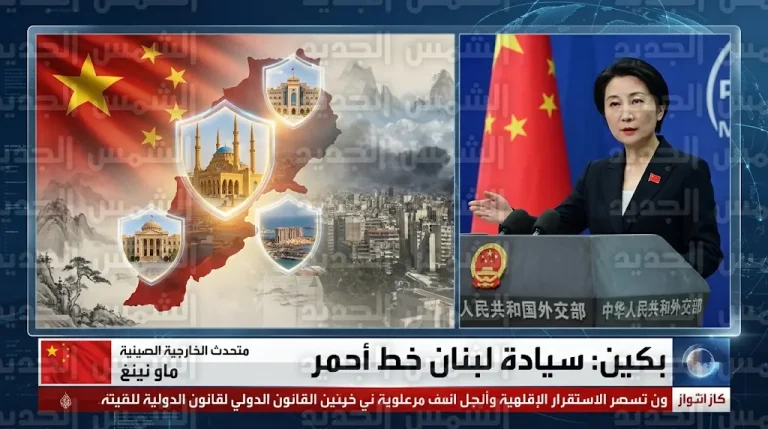 بكين تعتبر أمن لبنان وسيادته خطاً أحمر وتطالب بحماية المدنيين والمنشآت الحيوية من الاستهداف
