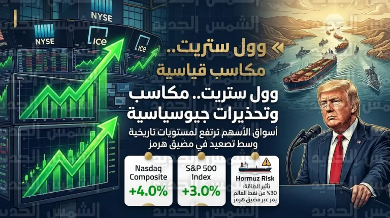 تحذيرات ترامب بشأن مضيق هرمز تفرض حالة من الترقب في الأسهم الأمريكية بنهاية أسبوع قياسي