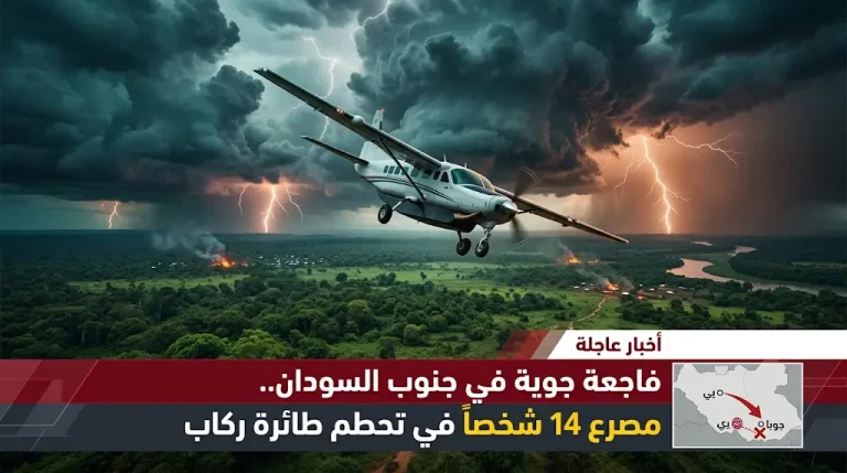 تفاصيل فاجعة تحطم طائرة جنوب السودان وأسباب سقوطها في أحراش المنطقة خلال رحلتها إلى جوبا