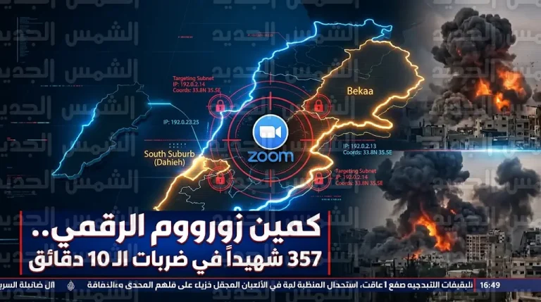 تفاصيل كمين زووم الرقمي الذي تسبب في تصفية المئات من عناصر حزب الله عبر تتبع عناوين الاتصال