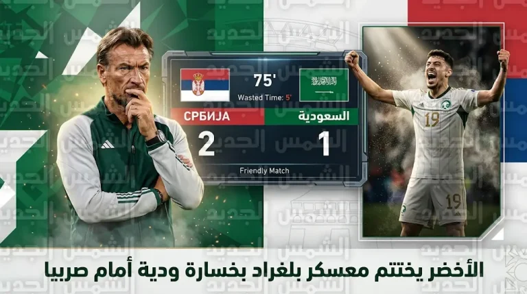 تقدم الحمدان لا يكفي.. صربيا تقلب الطاولة على المنتخب السعودي في ودية بلغراد
