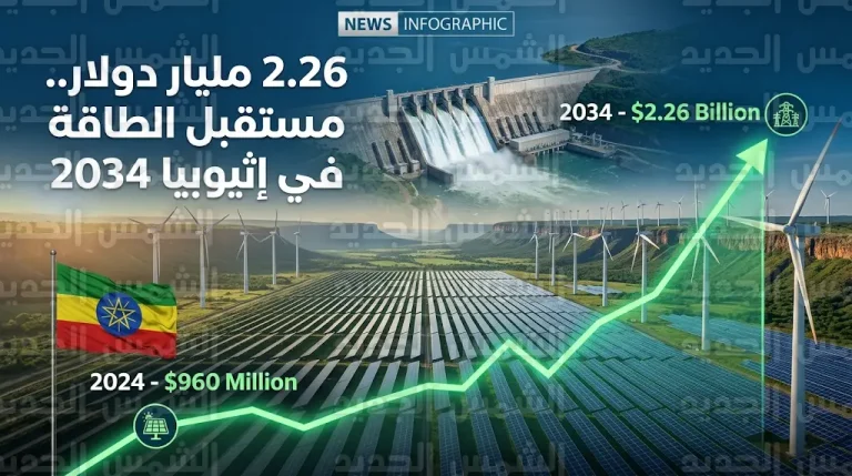 تقرير دولي يكشف عن قفزة مرتقبة في سوق الطاقة المتجددة بإثيوبيا لتصل إلى 2.26 مليار دولار بحلول 2034