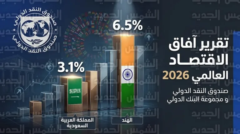 تقرير صندوق النقد الدولي يخفض توقعات نمو الاقتصاد السعودي إلى 3.1% نتيجة التوترات الجيوسياسية في المنطقة