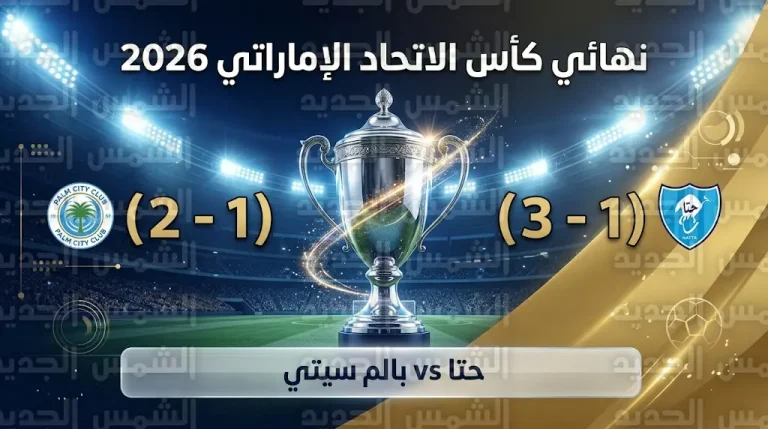 حتا وبالم سيتي يتأهلان إلى نهائي كأس الاتحاد الإماراتي 2026 بعد مواجهات مثيرة في نصف النهائي