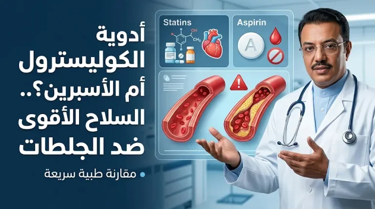 خالد النمر يوضح لماذا تتفوق أدوية الكوليسترول على “الأسبرين” في الوقاية من الجلطات