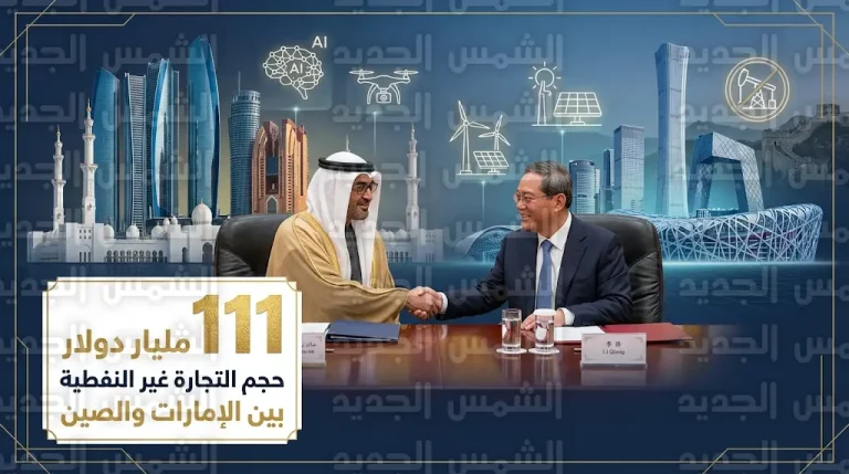 خالد بن محمد بن زايد يبحث في بكين تعزيز الشراكة الاستراتيجية مع الصين بعد وصول التجارة غير النفطية لـ 111 مليار دولار