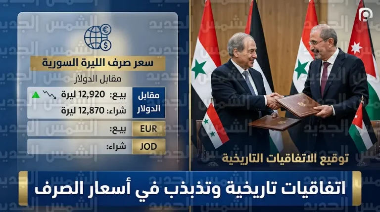 سعر الدولار اليوم في سوريا الإثنين 13 أبريل 2026..  تراجع طفيف لليرة السورية أمام العملات الأجنبية