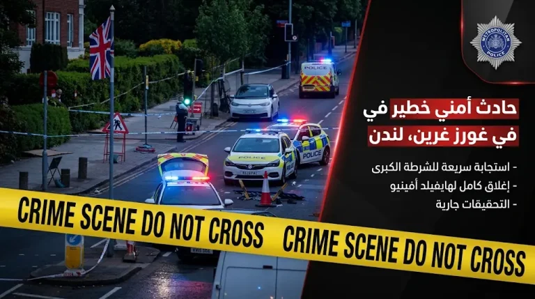 شرطة لندن تعلن حادث طعن غولدرز غرين عملاً إرهابياً وتكشف تفاصيل اعتقال المنفذ