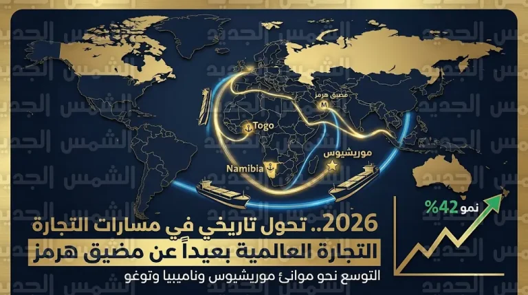 شركات الشحن العالمية تغير مساراتها بعيداً عن مضيق هرمز وتعتمد الموانئ الأفريقية كركائز بديلة في 2026