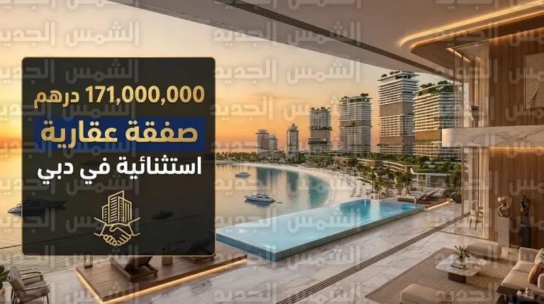 صفقة عقارية كبرى في دبي بقيمة 171 مليون درهم لوحدة سكنية بمشروع أمان ريزدنسز