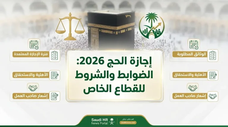 ضوابط إجازة الحج في نظام العمل السعودي 2026 وشروط استحقاقها لموظفي القطاع الخاص