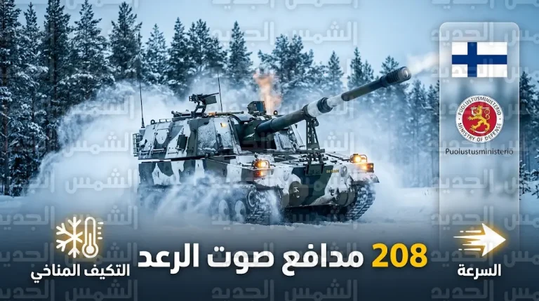 فنلندا تعزز ترسانتها العسكرية بـ 208 مدافع “كيه-9 ثاندر” الكورية لتأمين جناح الناتو الشرقي في 2026