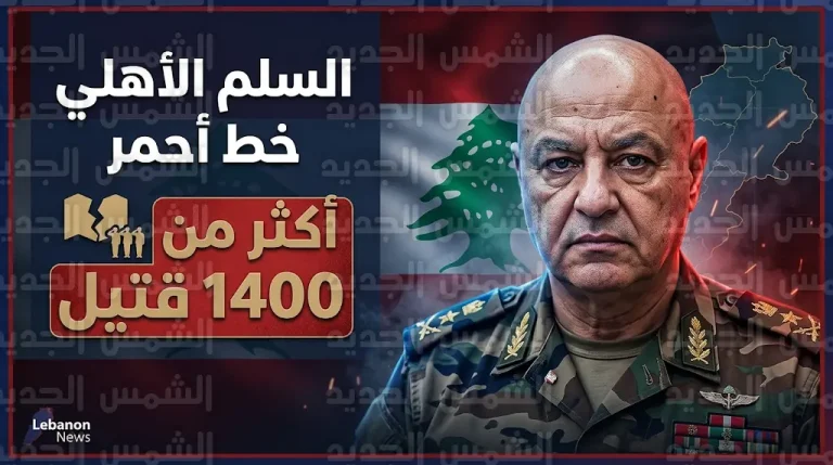 قائد الجيش اللبناني يحذر من تحويل الجنوب إلى نسخة من غزة ويطالب بإنقاذ البلاد عبر المسار الدبلوماسي