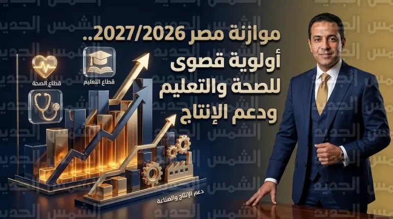 قفزة في مخصصات الصحة والتعليم بموازنة مصر 2026/ 2027 وزيادة ميزانية العلاج والأدوية
