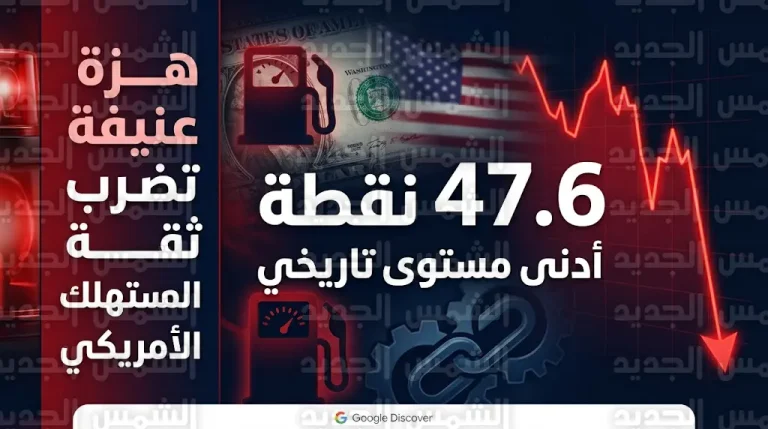 مؤشرات الاقتصاد الأمريكي تشهد هزة عنيفة مع تراجع ثقة المستهلكين لأدنى مستوى في التاريخ