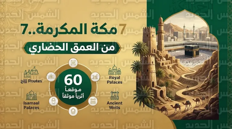 مكة المكرمة تحتضن أكثر من 60 موقعاً أثرياً يتجاوز عمرها 7 آلاف عام لتعزيز مكانتها كأقدم المدن المأهولة