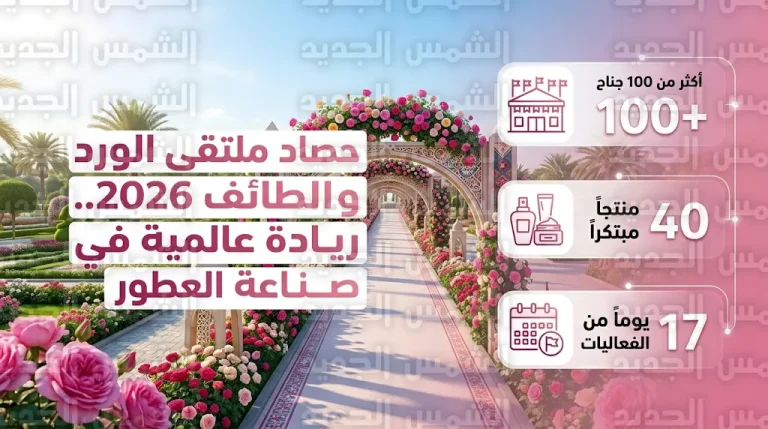 ملتقى الورد 2026 يعزز مكانة الطائف كمركز عالمي لصناعة العطور في ختام نسخته الثانية