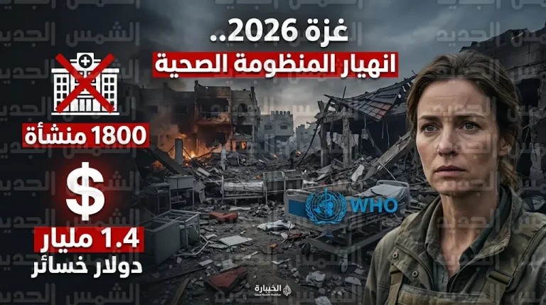 منظمة الصحة العالمية تحذر من انهيار شامل للمنظومة الصحية في قطاع غزة بعد خروج 1800 منشأة طبية عن الخدمة