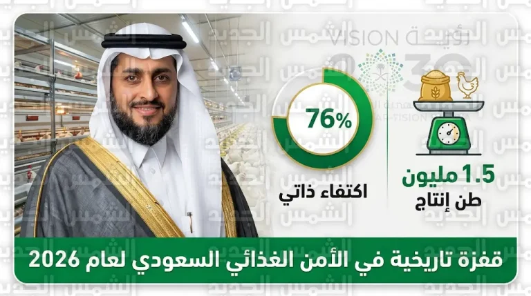 نائب وزير البيئة يعلن وصول إنتاج الدواجن في المملكة إلى 1.5 مليون طن وتخطي نسبة الاكتفاء الذاتي 76%