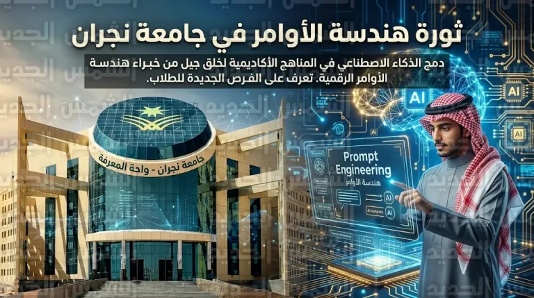 نادي الذكاء الاصطناعي بجامعة نجران يطلق مبادرة تدريبية في هندسة الموجهات مواكبة لفعاليات عام الذكاء الاصطناعي 2026