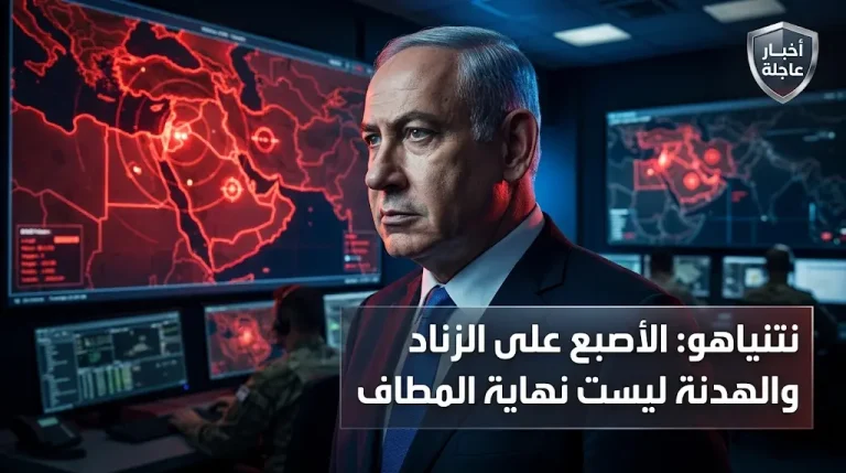 نتنياهو يؤكد بقاء الأصبع على الزناد ويرفض اعتبار التهدئة الحالية مع إيران نهاية للمواجهة