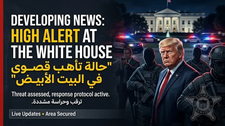 نجاة دونالد ترامب من محاولة اغتيال فاشلة في حفل مراسلي البيت الأبيض وتحركات أمنية طارئة في واشنطن