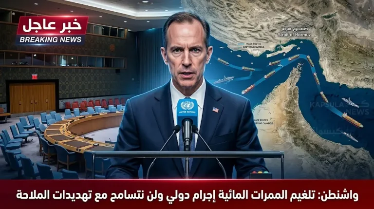 واشنطن تصف تلغيم الممرات المائية بالإجرام الدولي وتحذر إيران من عرقلة الملاحة في مضيق هرمز