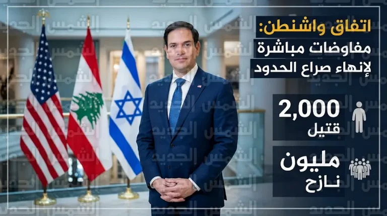 واشنطن تقود تحولاً جذرياً باتفاق لبناني إسرائيلي على بدء مفاوضات لإنهاء النفوذ الإيراني واستعادة حصرية السلاح