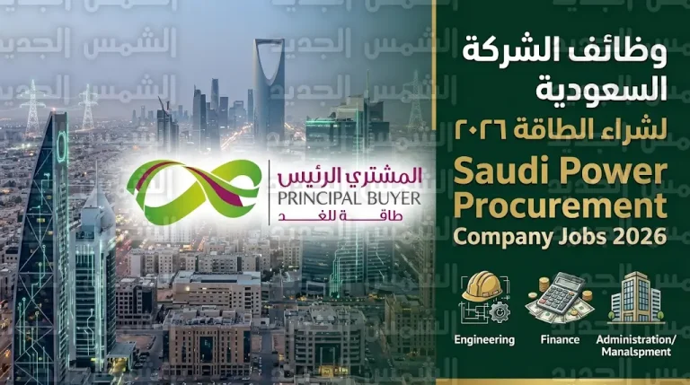 وظائف الشركة السعودية لشراء الطاقة 2026: قائمة التخصصات المطلوبة ورابط التقديم عبر لينكد إن
