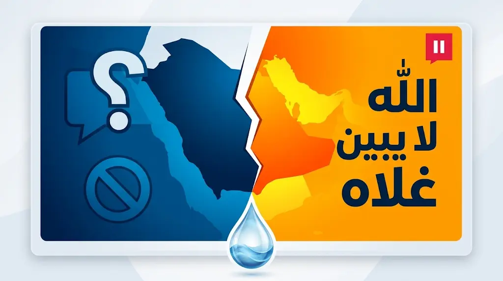 "الله لا يبين غلاه": حملة "مائي" لترشيد المياه تثير نقاشاً حاداً وانتقادات واسعة في الحجاز.