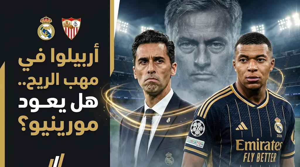 أربيلوا يقود ريال مدريد أمام إشبيلية تحت ضغط "شبح مورينيو" وتقارير برحيله بنهاية الموسم