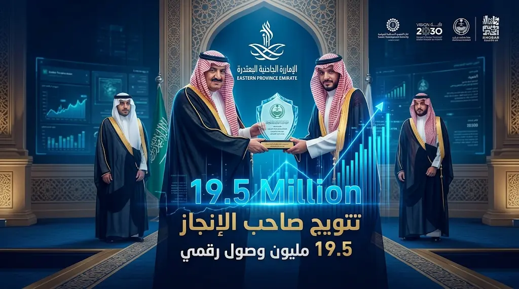 أرقام قياسية في التغطية الرقمية: أمير الشرقية يكرم NOB لتحقيقها 19.5 مليون ظهور في موسم الخبر
